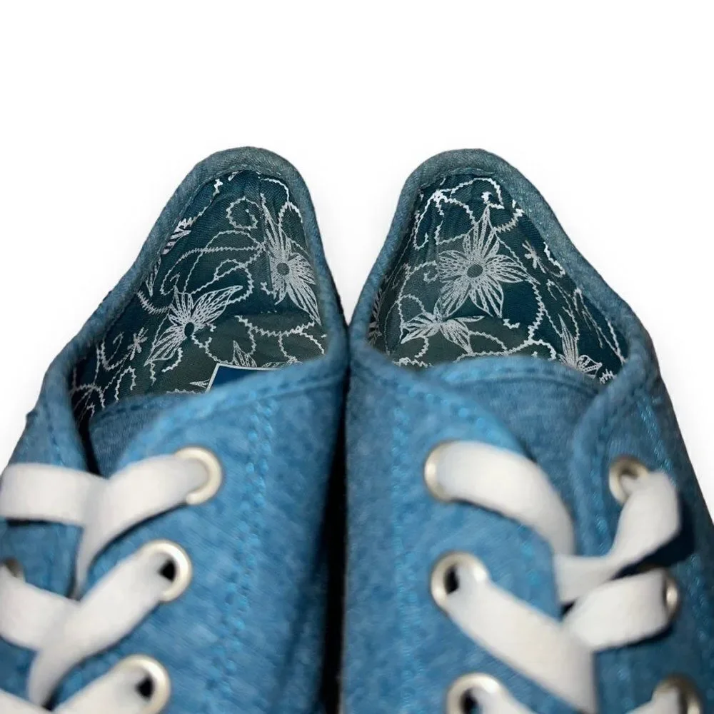 Vans Camden Skate Sneakers Heather Blue / White‎ Women's 8